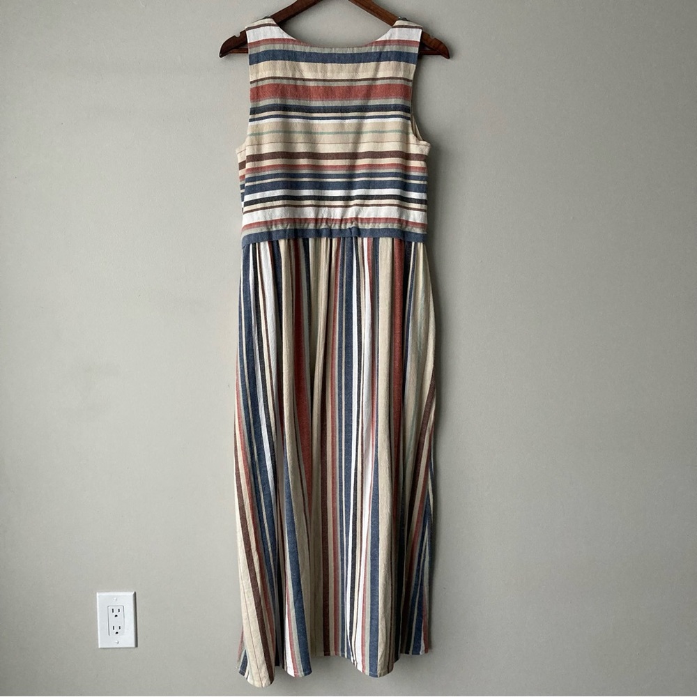 Coldwater Creek Cotton Linen Maxi Dress - Picture 9 of 13